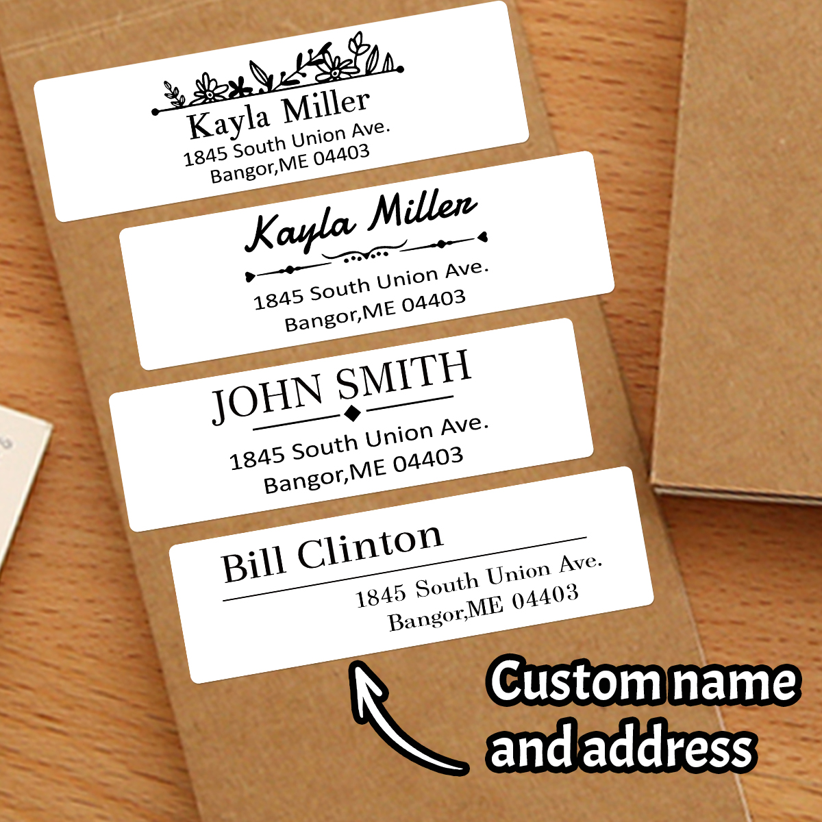 Candle Warning Label - Custom Labels/Address Stickers, Customizable Envelope Stickers.