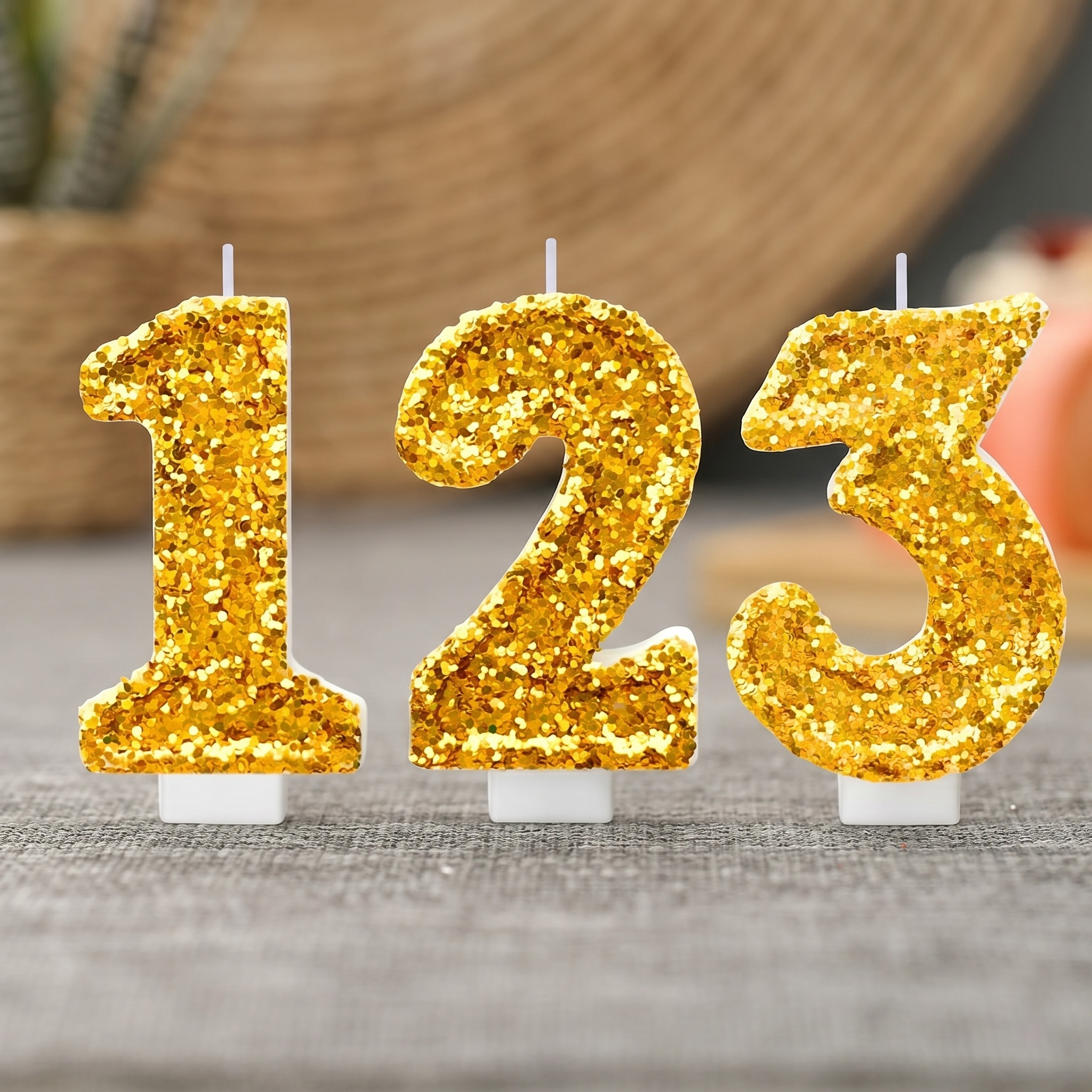 Candle Making Things - Digital Birthday Candle Gold Color Changing