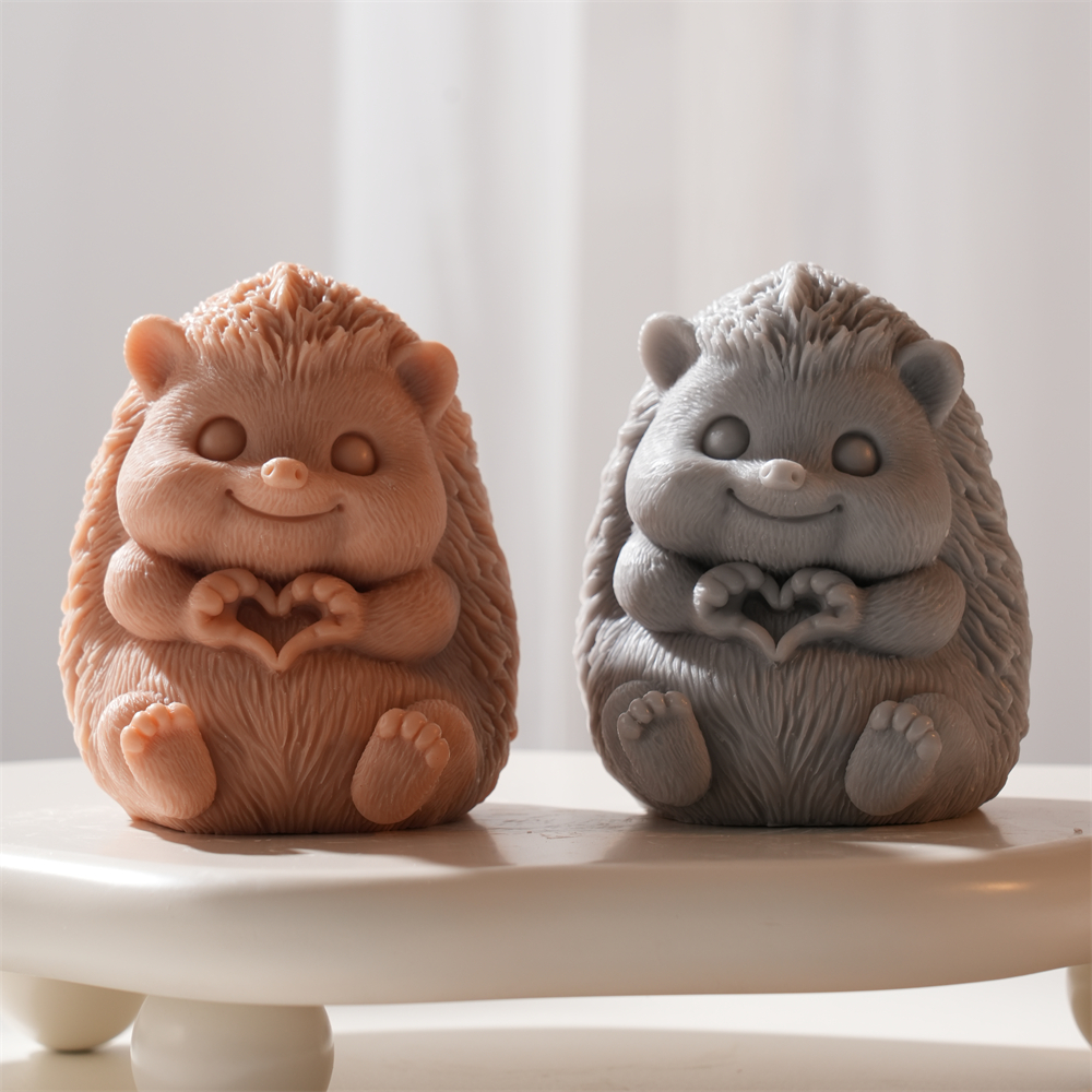 Candle Making Soy Wax - Home Decors Cute Hedgehog Candle Silicone