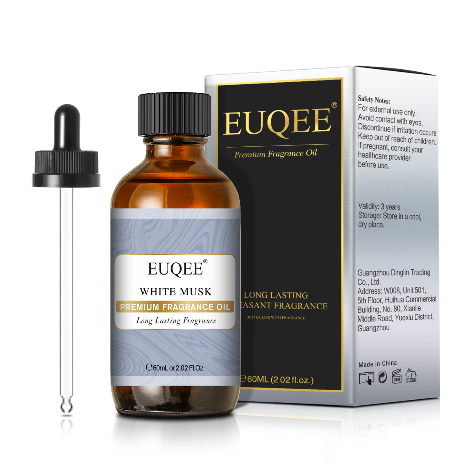 Candle Making Fragrance Oils - EUQEE 60ML Premium Fragrance Oil White