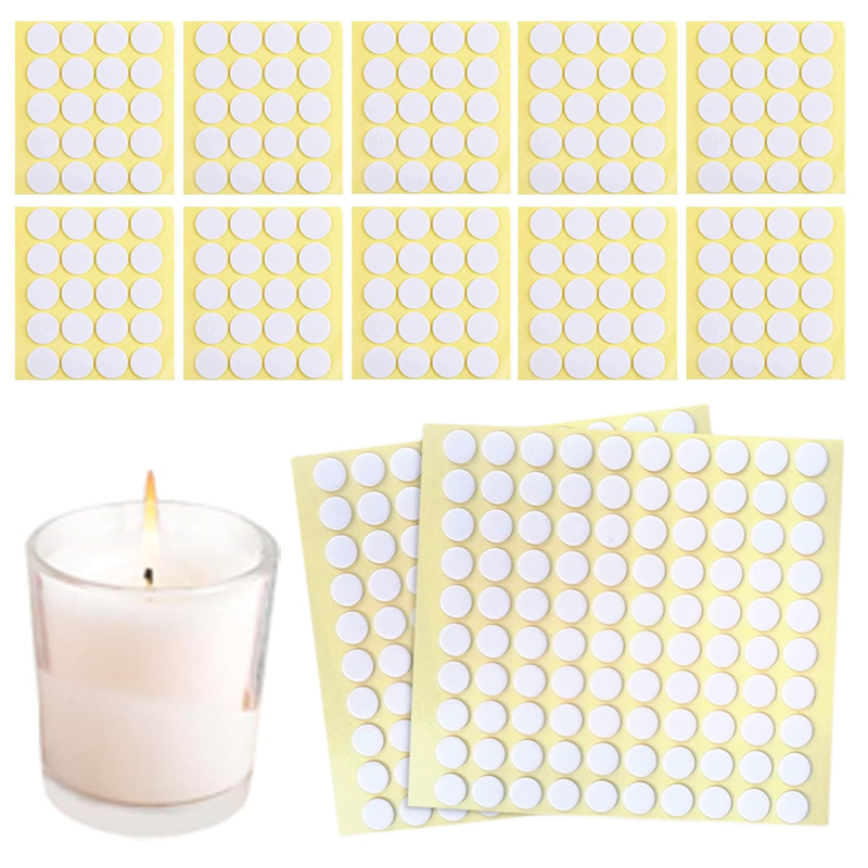 Candle Warning Label - 400PCS/100PCS Candle Wick Stickers Transparent Acrylic