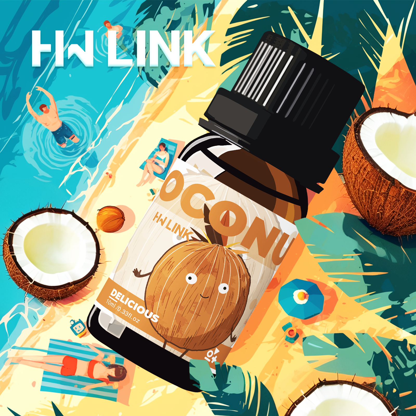 Candle Making Fragrance Oils - 10ml Coconut Essential Oils Noix De