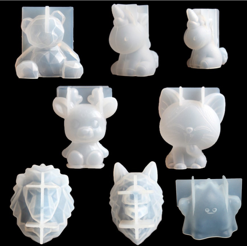 Candle Making Supplies Wholesale - Transparent Unicorn Silicone Epoxy Resin Molds