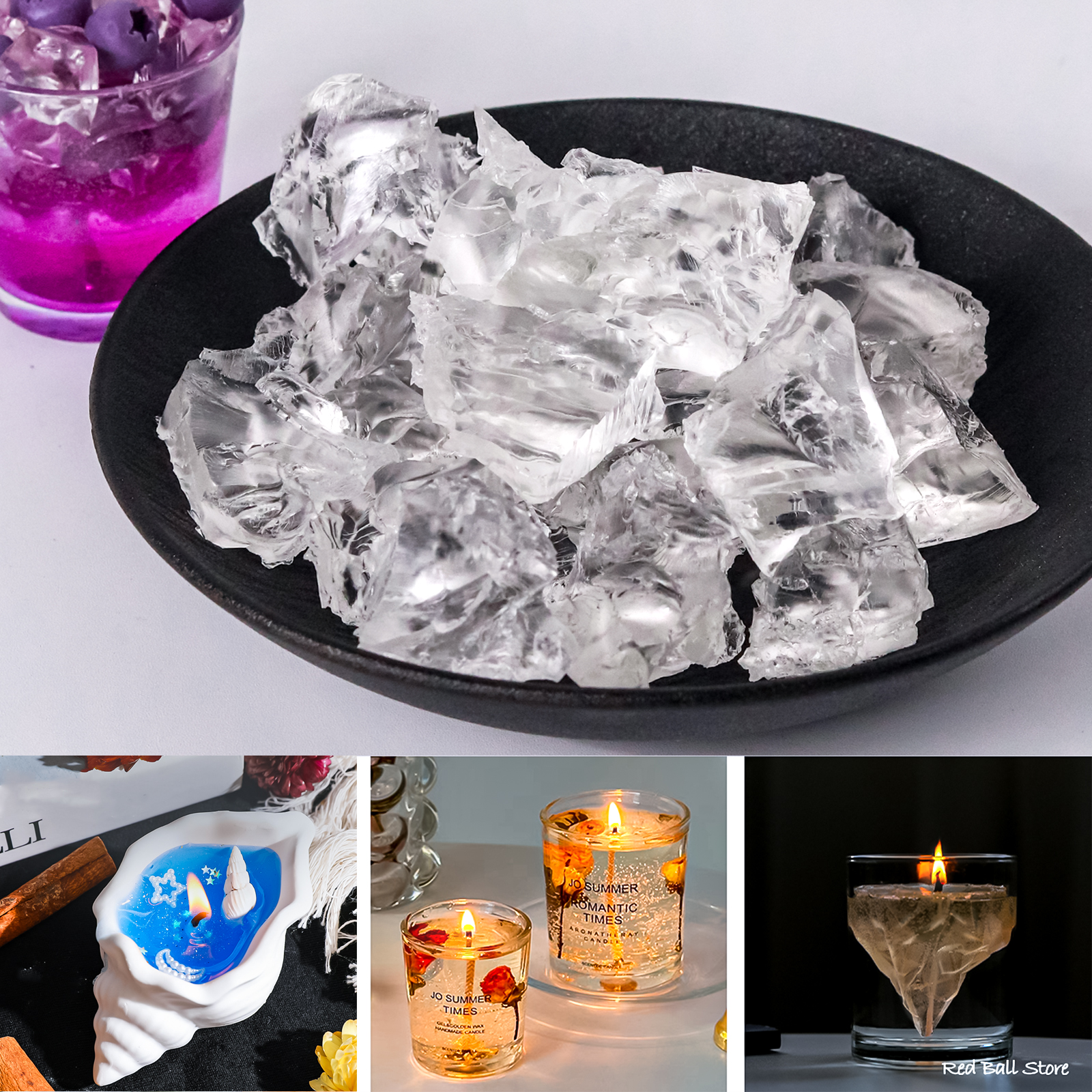 Candle Making Material Wholesale - 100G Jelly Wax Wholesale Color Wax