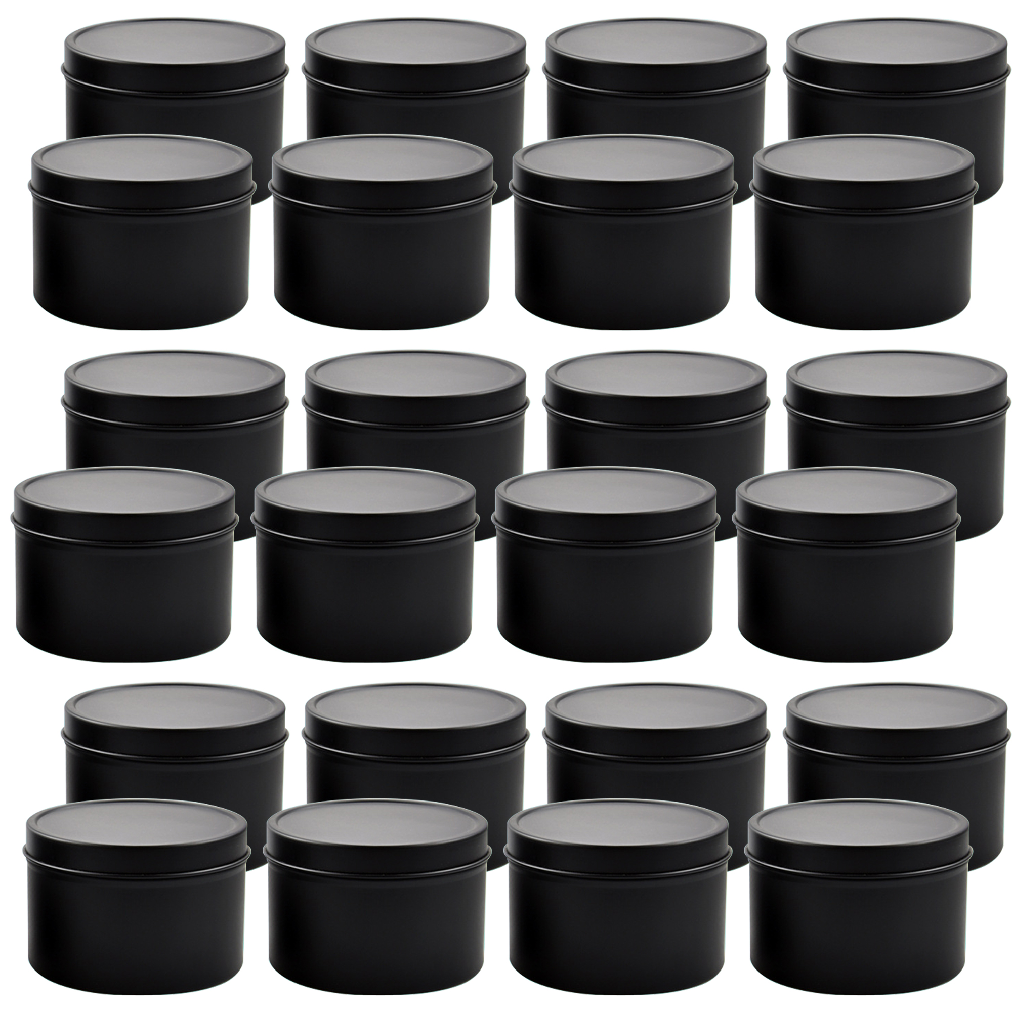 Candle Warning Label - 4oz/ 8oz Candle tins with lids,Christmas