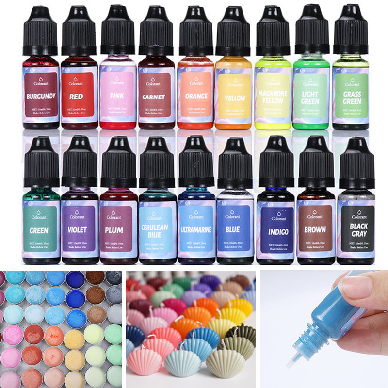 Candle Dye Chip - 24 Colors Resin Pigments Candle Dye