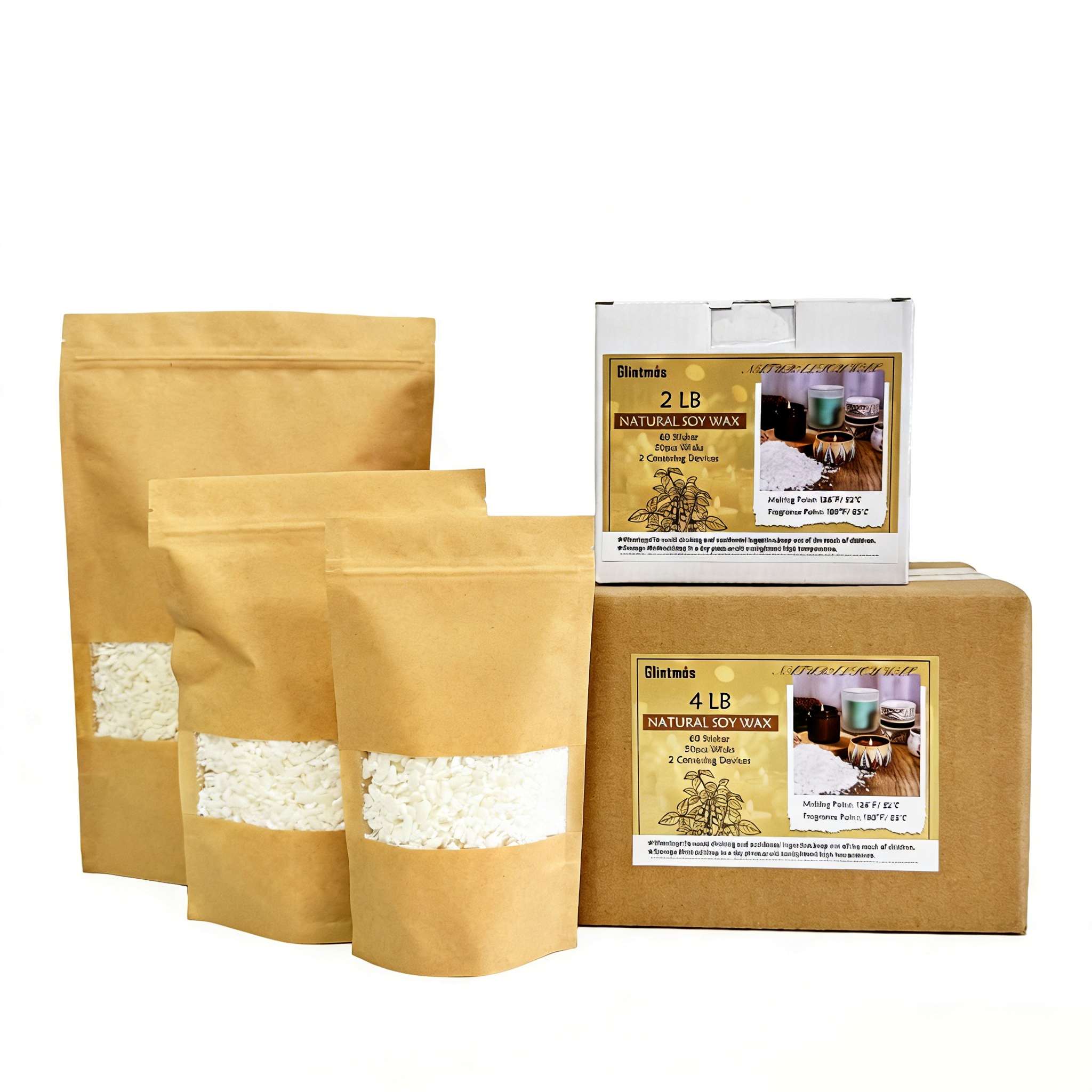 Soy Wax Pillar Blend - 50g-1000g 100% Natural Soy Wax for
