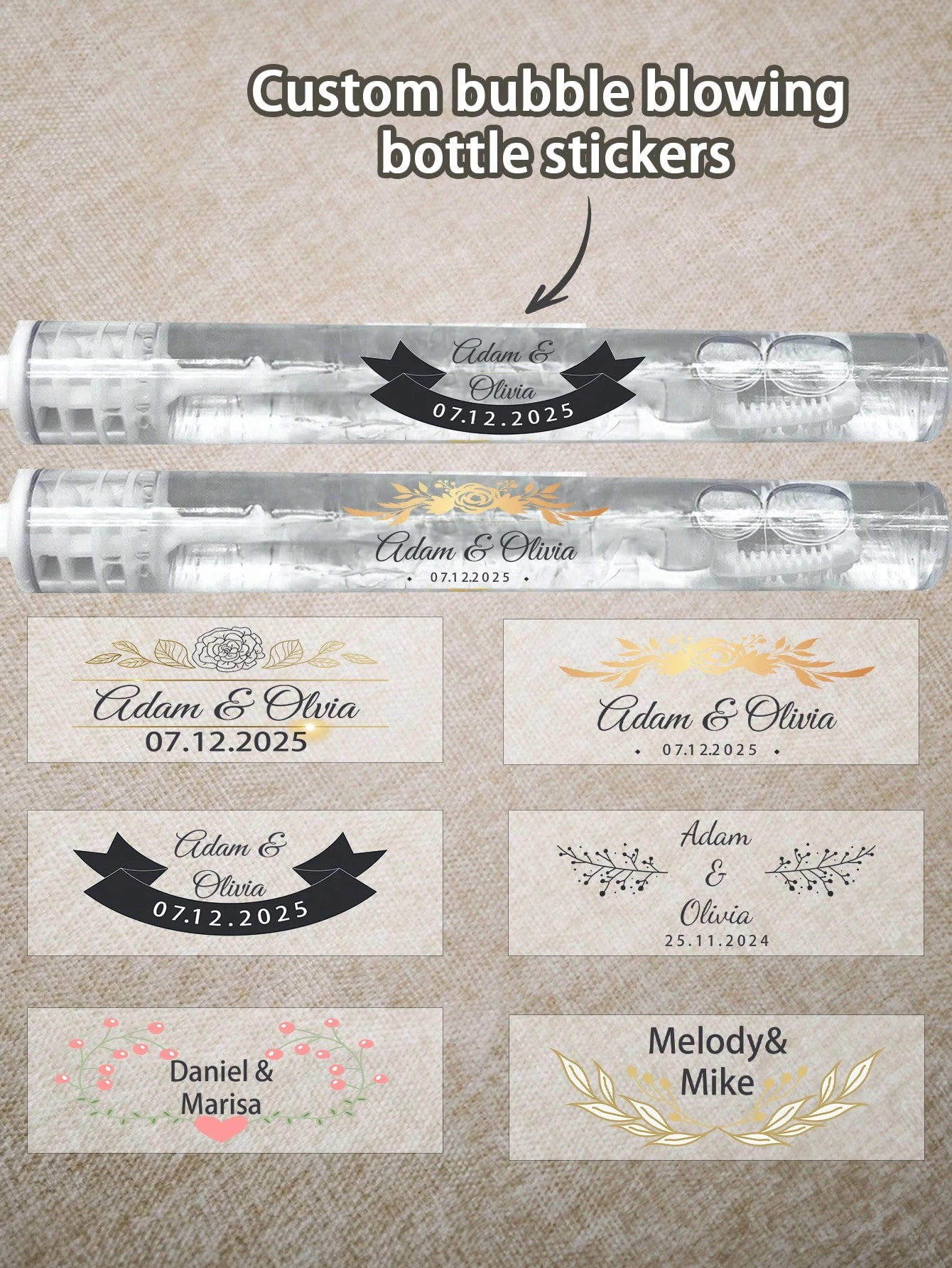Wedding Bubble Tube Labels Per – обзор и цена Candle Warning Label