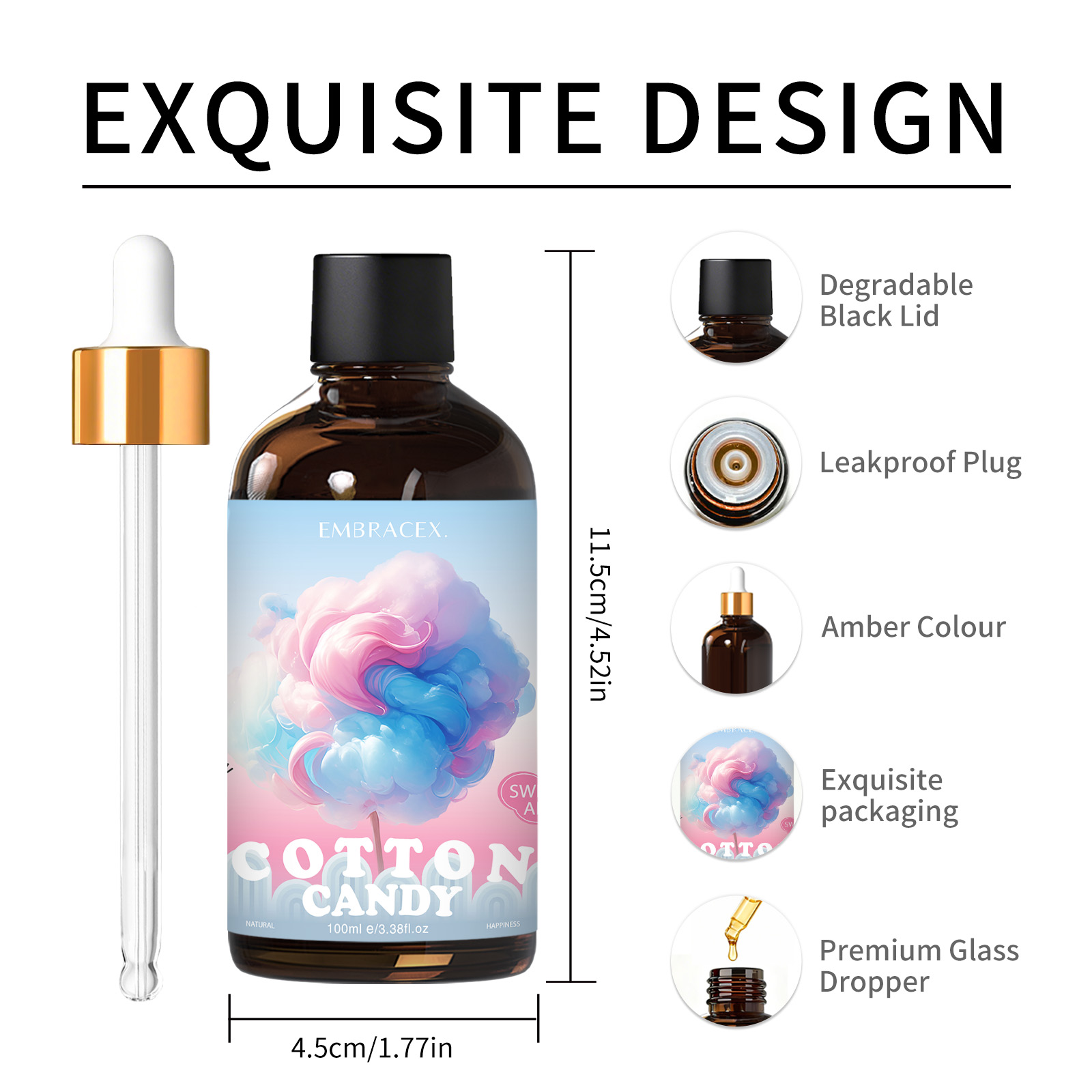 100ml Cotton Candy Essential O – обзор и цена Candle Making Fragrance Oils