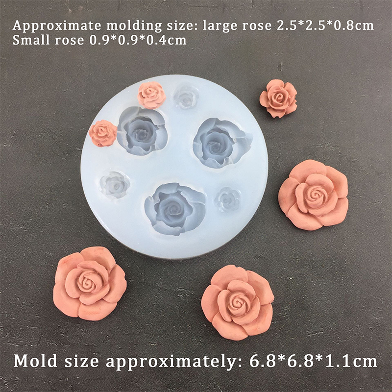 3D Rose Flower Shape Leaf Sili – обзор и цена Candle Making Supplies Wholesale
