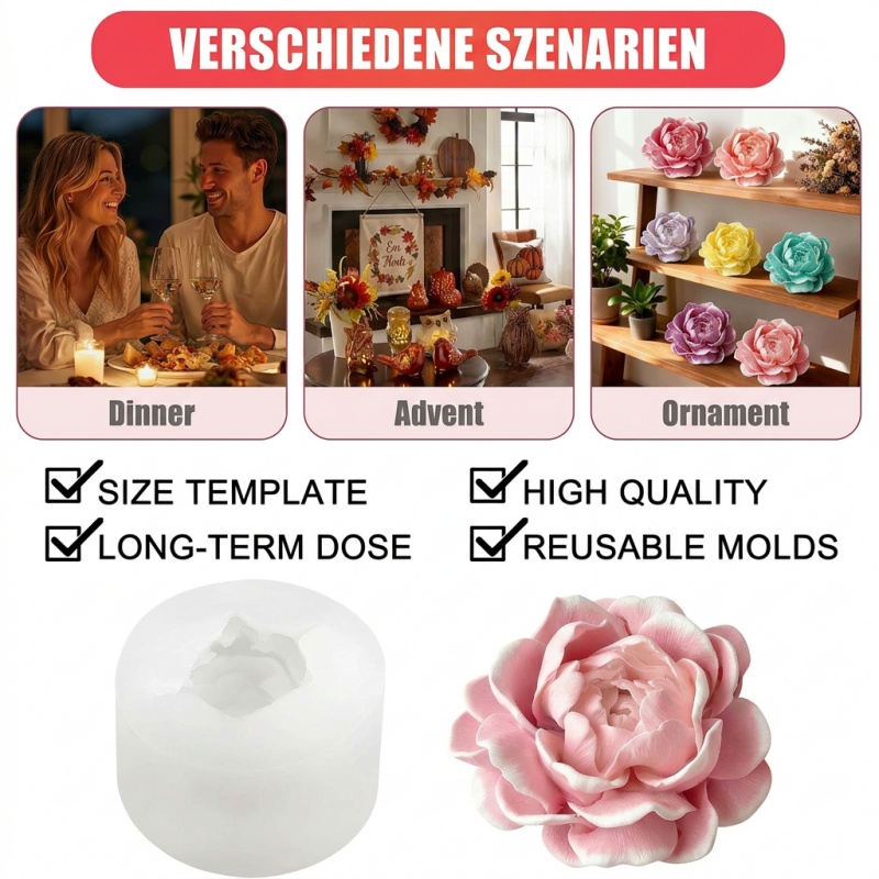 Jasmine flower candle silicone – обзор и цена Candle Making Jug