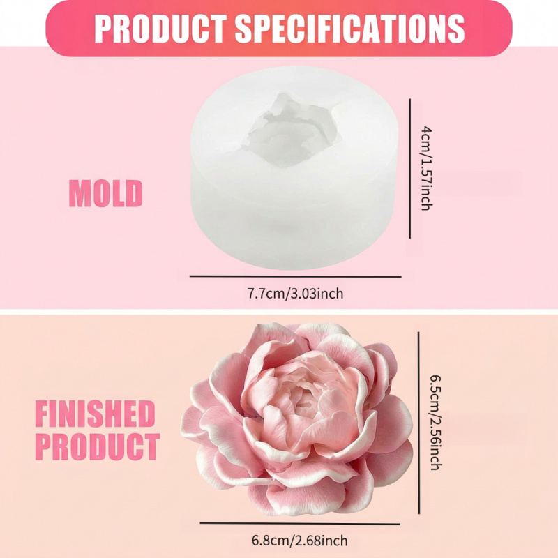 Jasmine flower candle silicone – обзор и цена Candle Making Jug