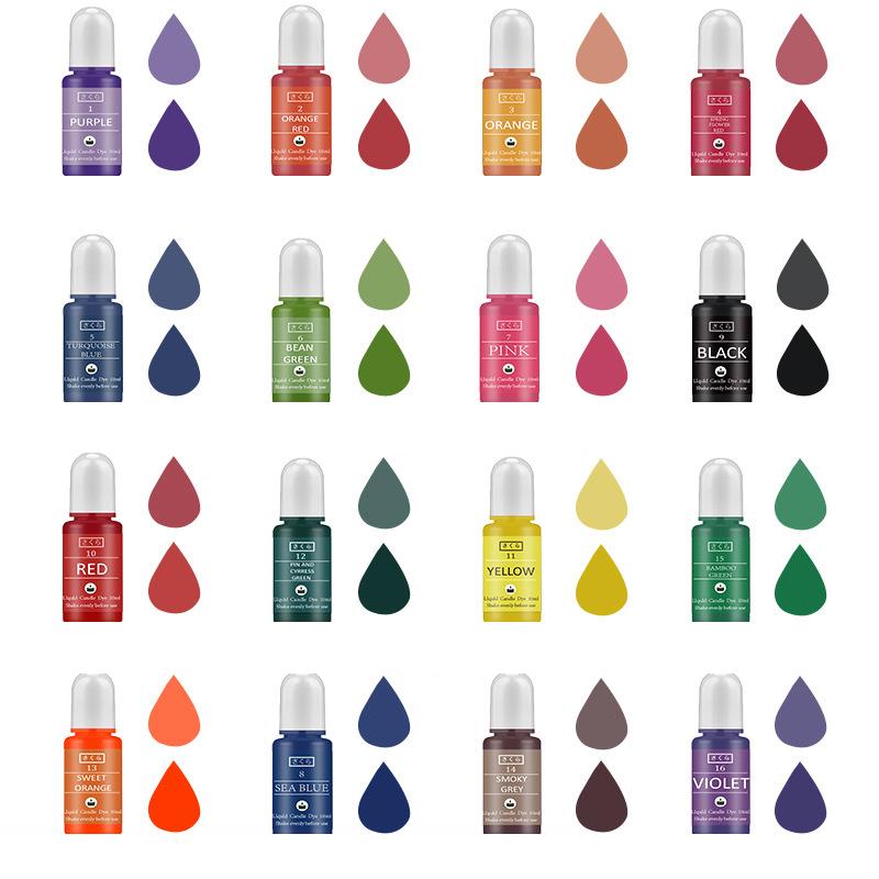 10ml/Bottle Candle Wax Pigment – обзор и цена Soy Wax Pillar Blend