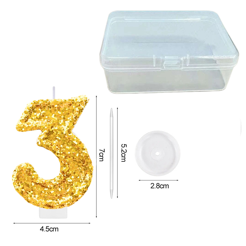 Digital Birthday Candle Gold C – обзор и цена Candle Making Things