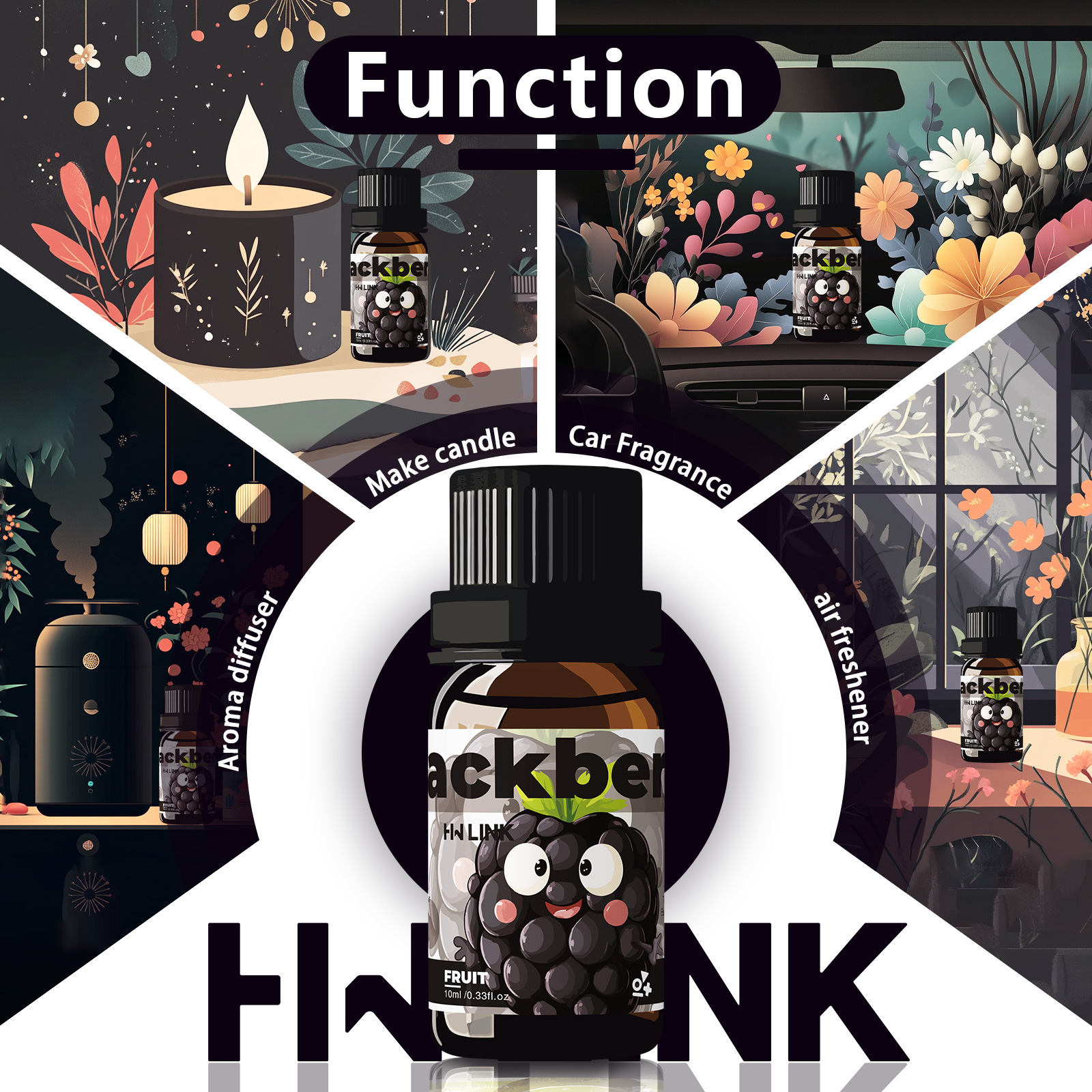 Blackberry Essential Oil Black – обзор и цена Candle Making Fragrance Oils