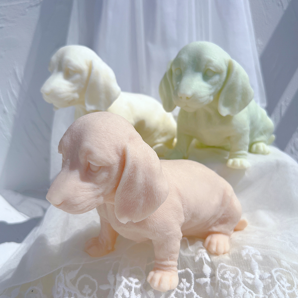 3D Animal Puppy Soy Wax Molds  – обзор и цена Candle Making Soy Wax