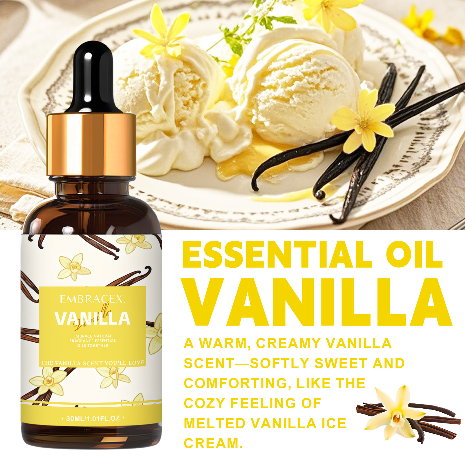 30ml Vanilla Essential Oil Per – обзор и цена Candle Making Fragrance Oils