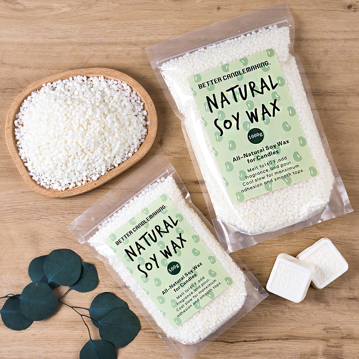 500g/1000g Natural Soy Wax DIY – обзор и цена Candle Making Soy Wax