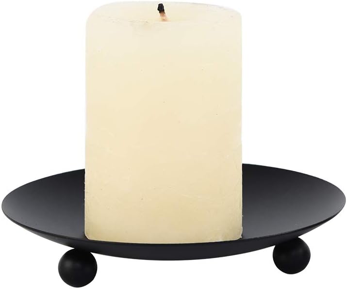 Set of 2 Black Iron Candle Pla – обзор и цена Candle X