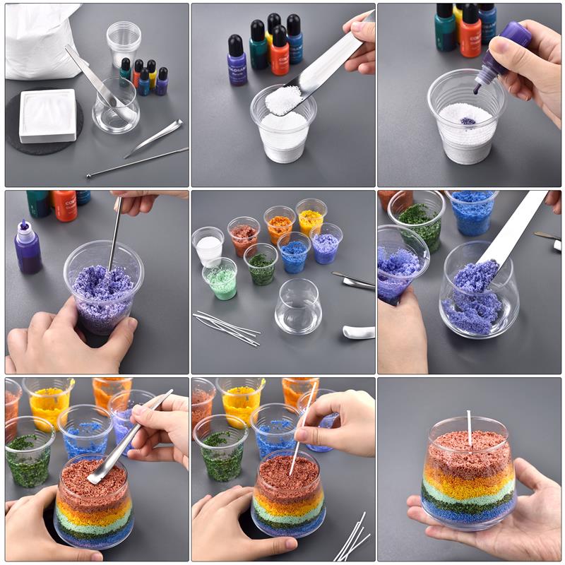 50g Sand Wax Ice Flower Wax Wh – обзор и цена Candle Making Material Wholesale