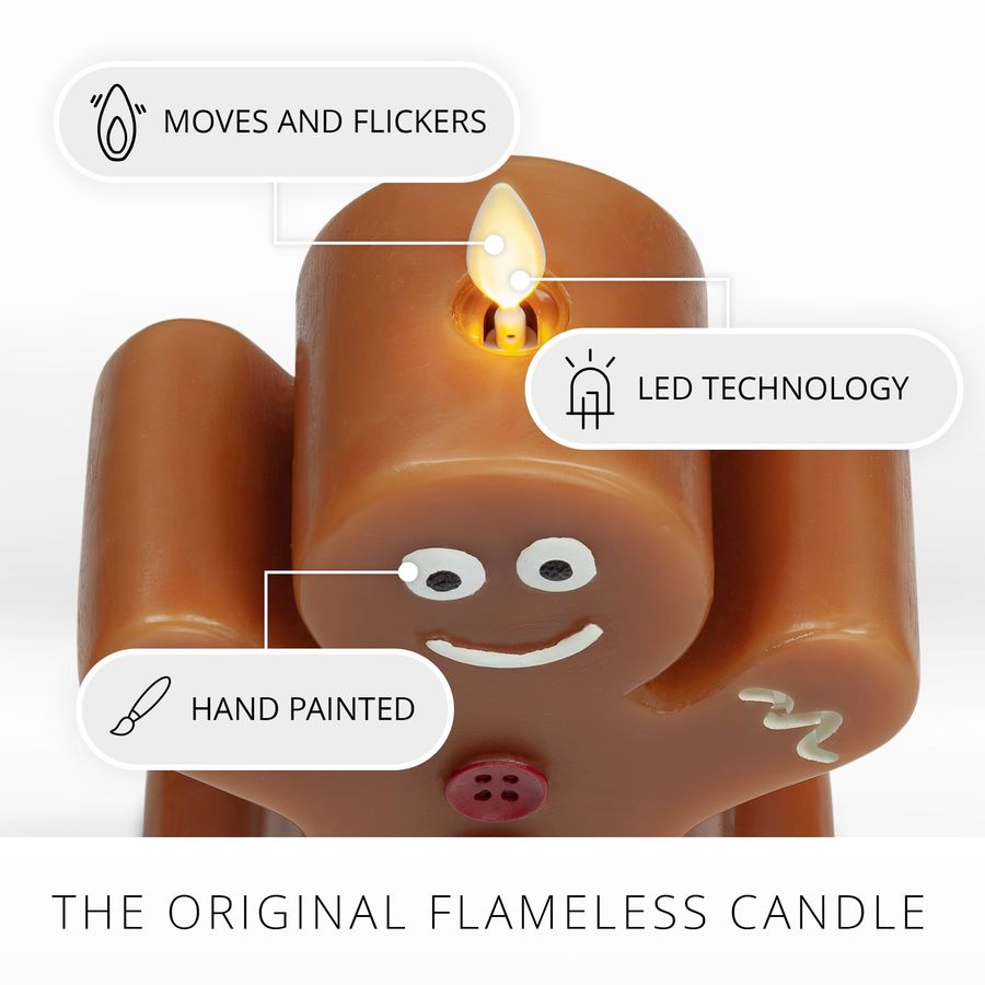 Flameless Festive Decor Ginger – обзор и цена Candle X