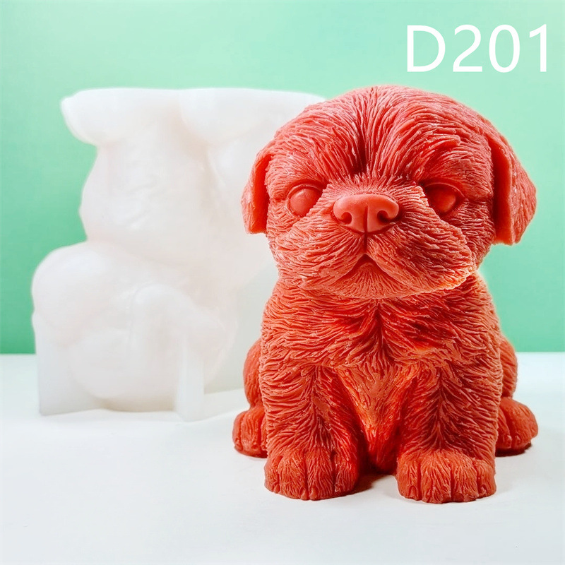 Large Dog Teddy Candle Silicon – обзор и цена Soy Wax Pillar Blend