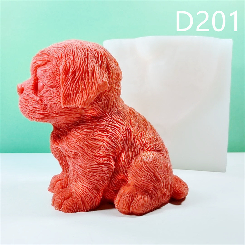 Large Dog Teddy Candle Silicon – обзор и цена Soy Wax Pillar Blend