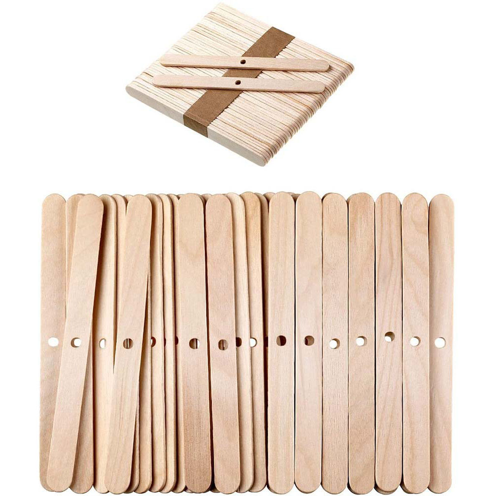 50pcs Wooden Wax Core Holder S – обзор и цена Soy Wax Pillar Blend