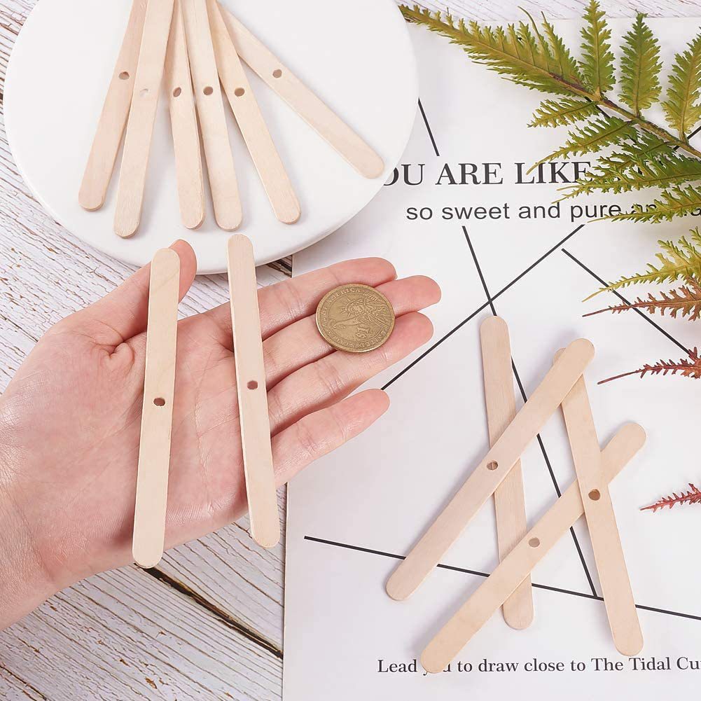 50pcs Wooden Wax Core Holder S – обзор и цена Soy Wax Pillar Blend
