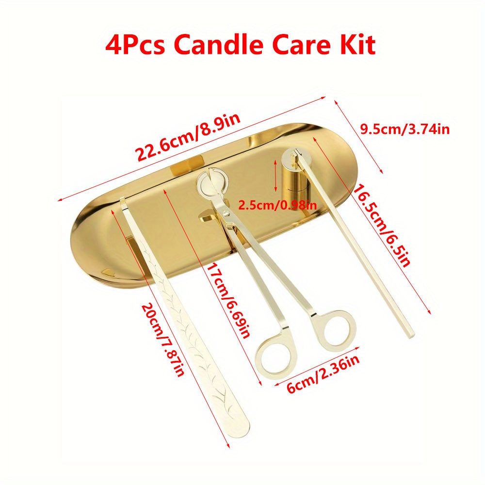4pcs/set Luxury Candle Care Ki – обзор и цена Candle Making Supplies Wholesale