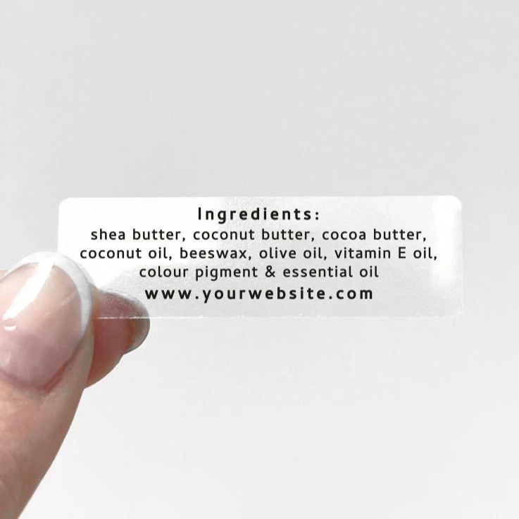 Custom Transparent Sticker Per – обзор и цена Candle Warning Label