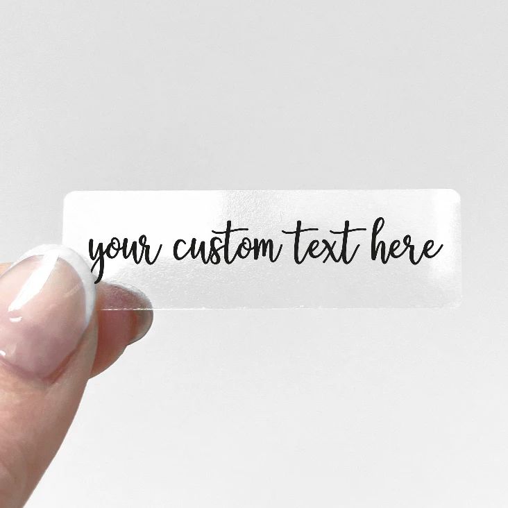 Custom Transparent Sticker Per – обзор и цена Candle Warning Label