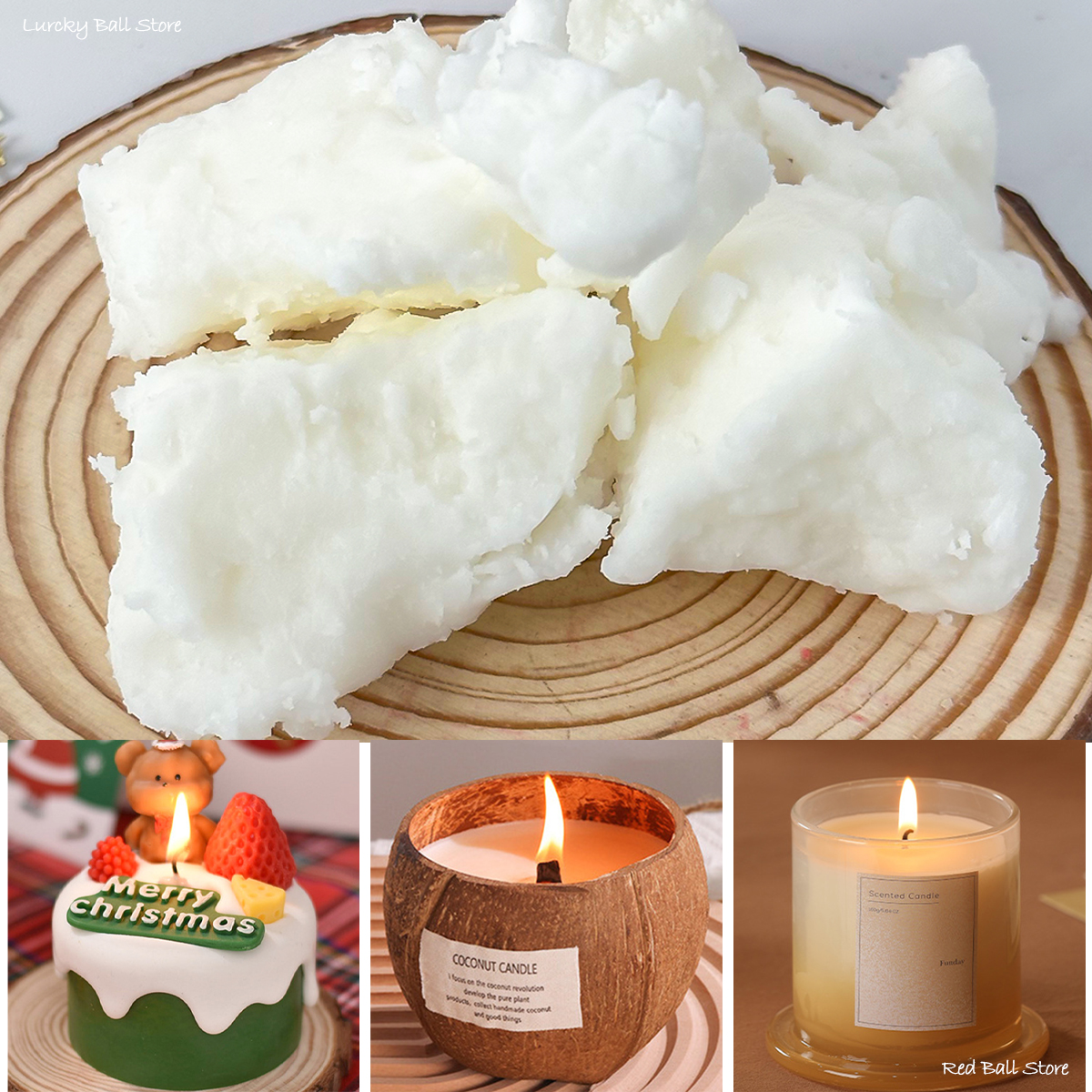 100G Natural Coconut Wax Whole – обзор и цена Candle Making Material Wholesale