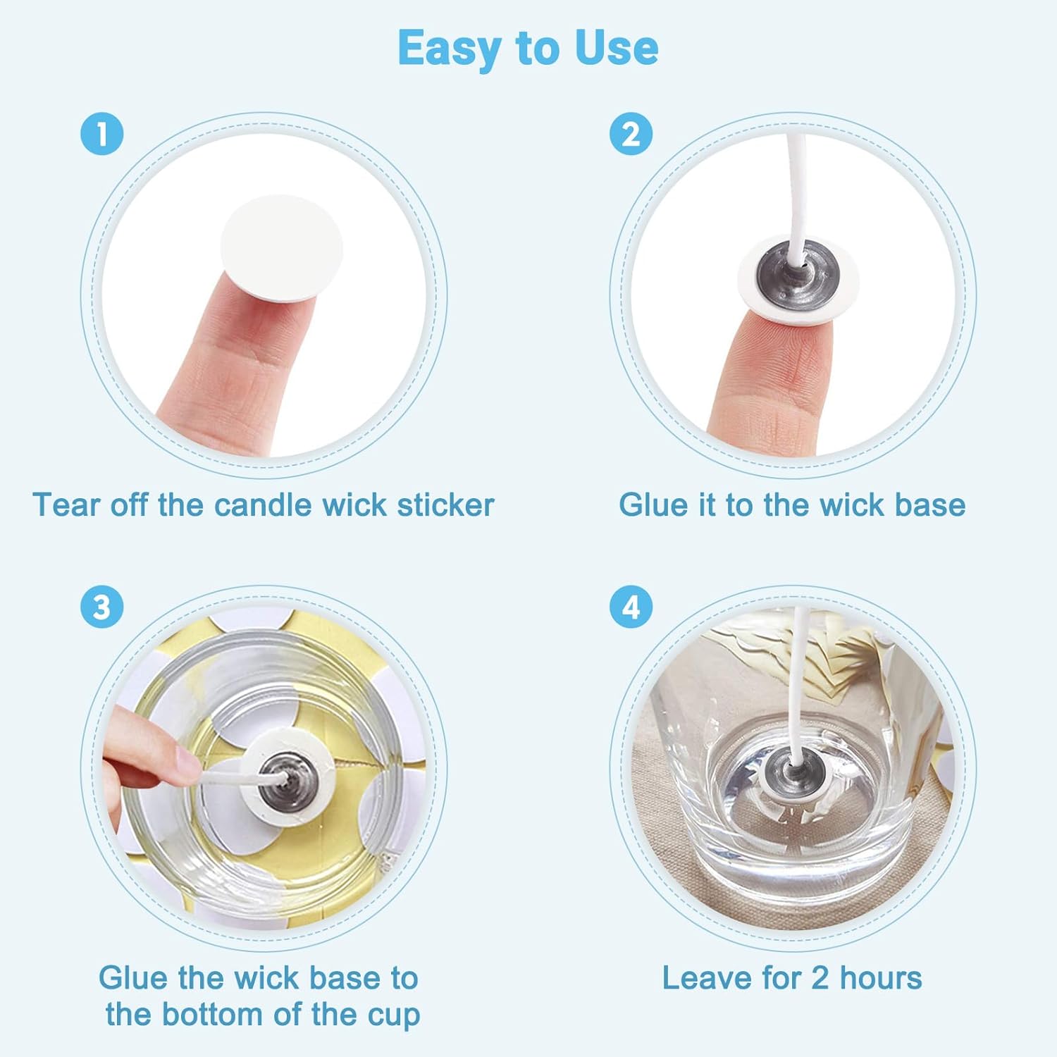 400PCS/100PCS Candle Wick Stic – обзор и цена Candle Warning Label