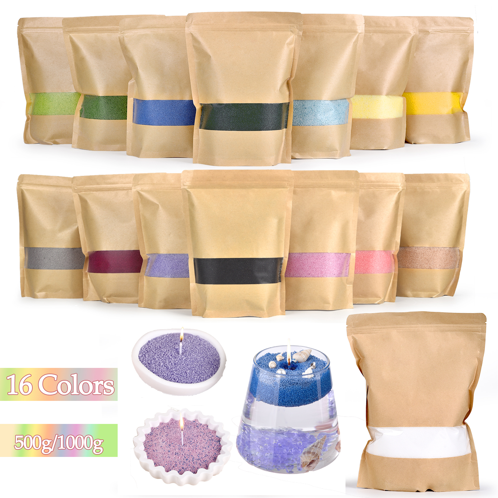 500g-1kg Sand Wax Ice Flower W – обзор и цена Candle Making Material Wholesale