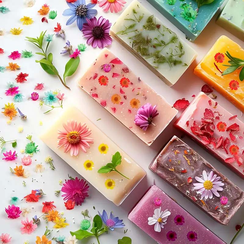 Mixed Colorful Flower for Wax  – обзор и цена Candle Making Soy Wax