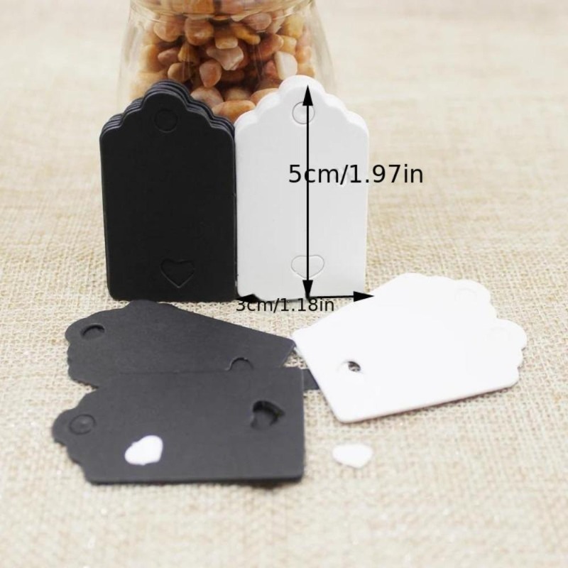 100Pcs Kraft Paper Tags Handma – обзор и цена Candle Warning Label