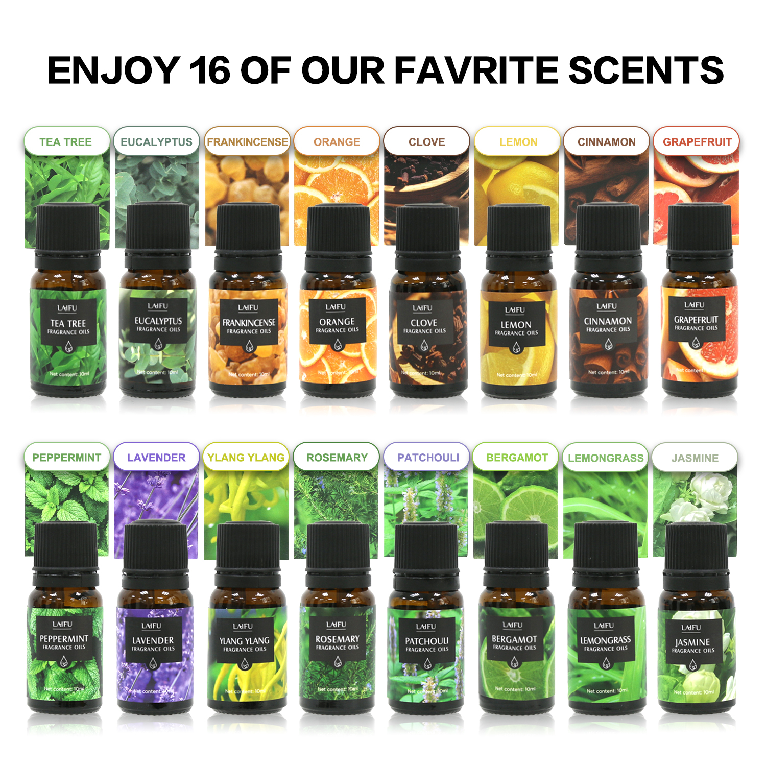 16x10ml Essential Oils Set for – обзор и цена Candle Making Fragrance Oils