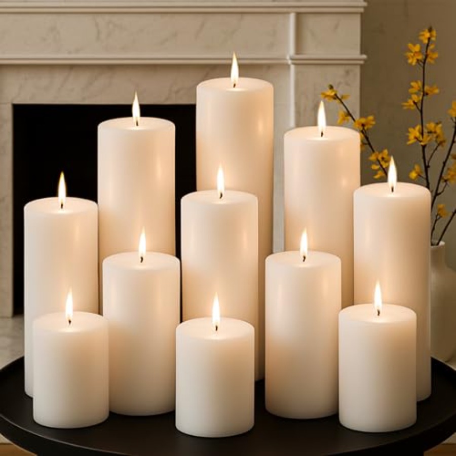 Pillar Candles Set 12 Packs 2. – обзор и цена Candle X