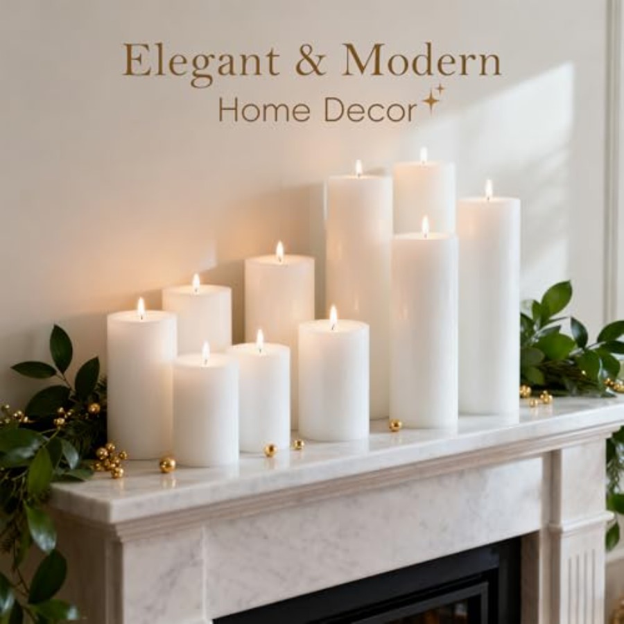 Pillar Candles Set 12 Packs 2. – обзор и цена Candle X