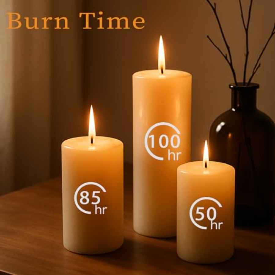 Pillar Candles Set 12 Packs 2. – обзор и цена Candle X