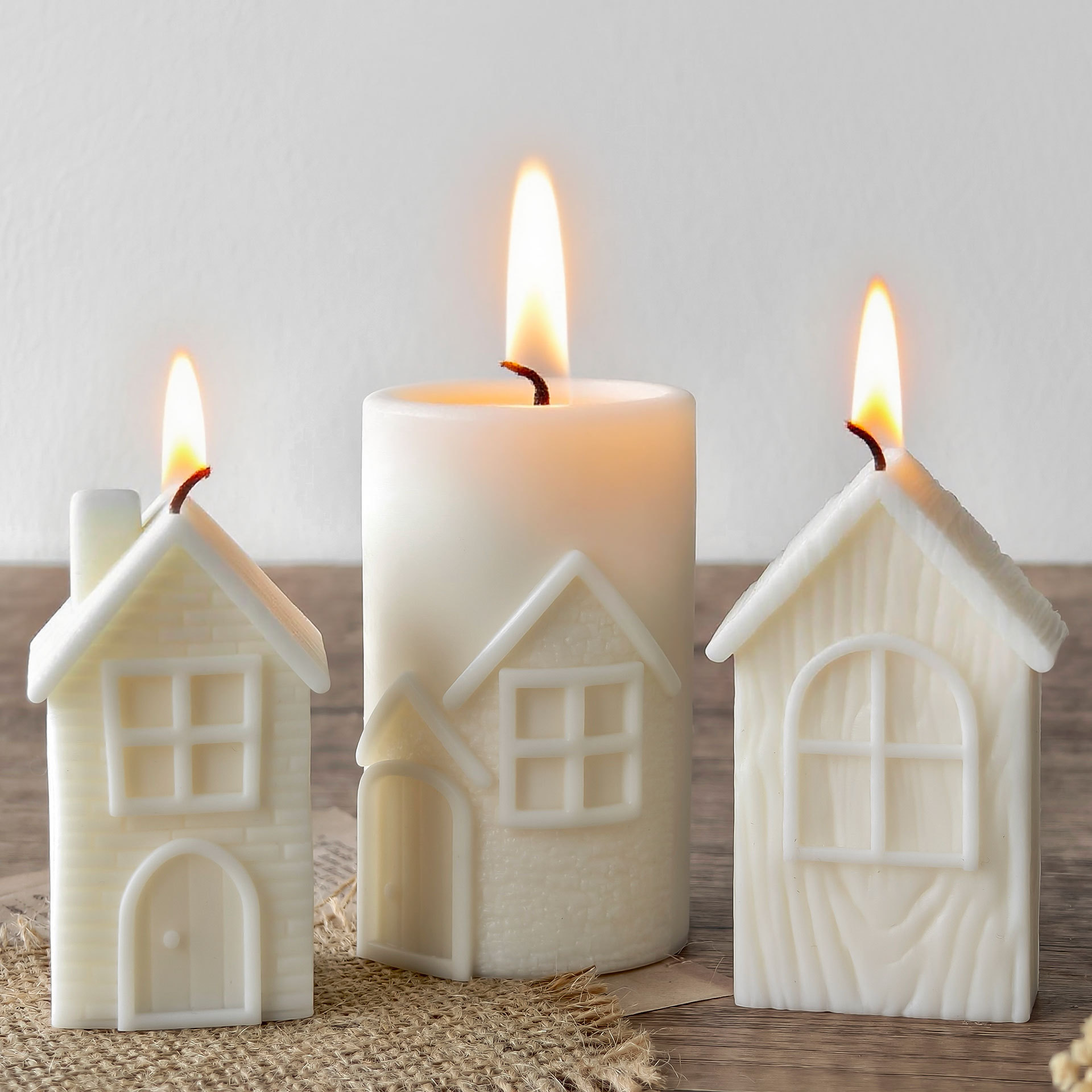 DIY Chimney House Silicone Mol – обзор и цена Soy Wax Pillar Blend