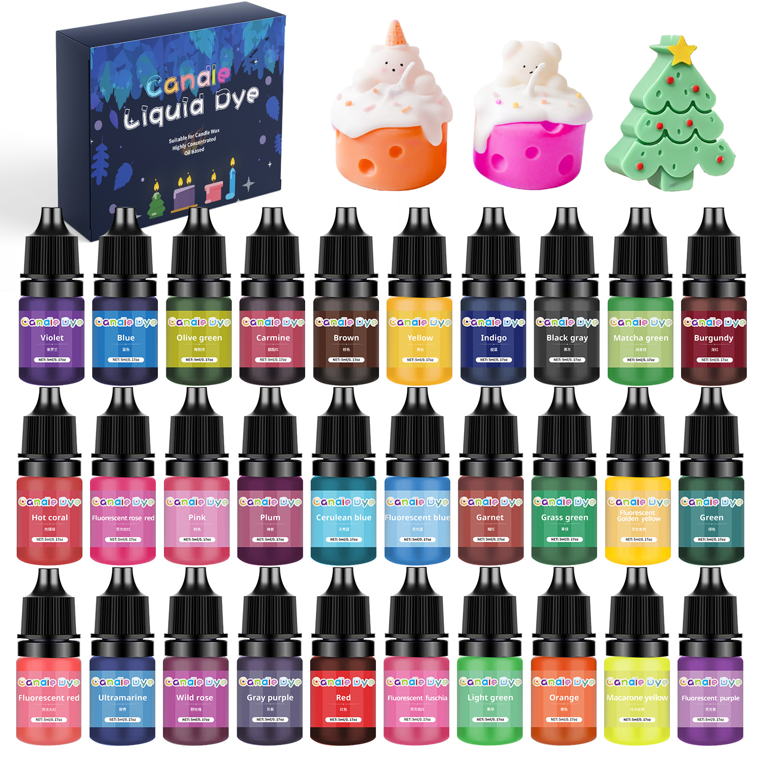 38 Color Candle Wax Pigment Co – обзор и цена Candle Dye Chip