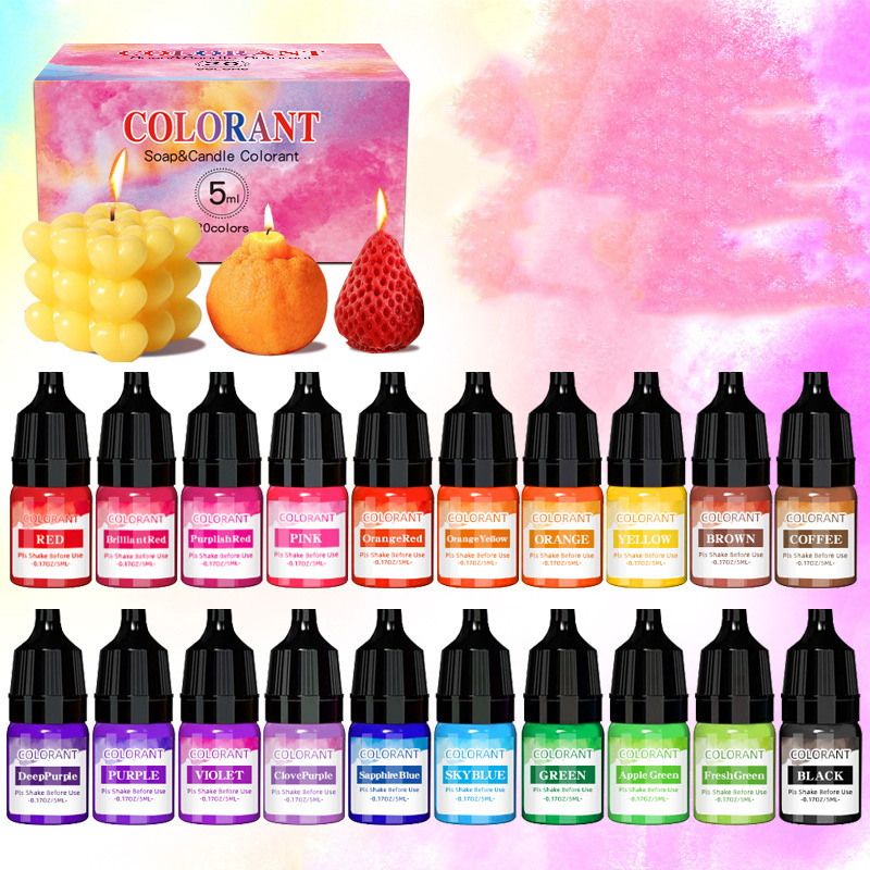 20 Colors Candle Dyes Pigment  – обзор и цена Candle Dye Chip