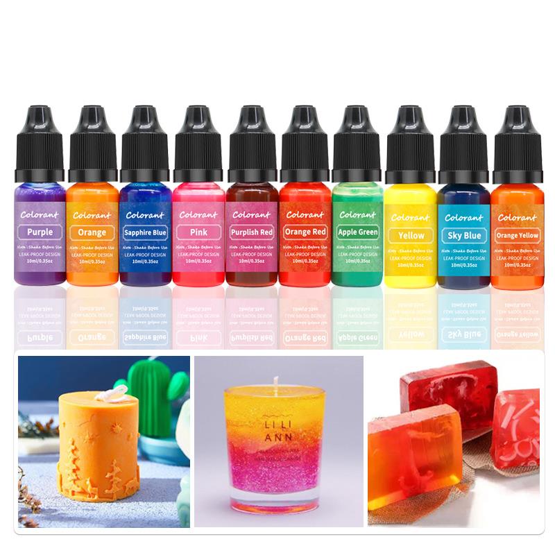 20 Colors 10ml Candle Wax Pigm – обзор и цена Candle Dye Chip