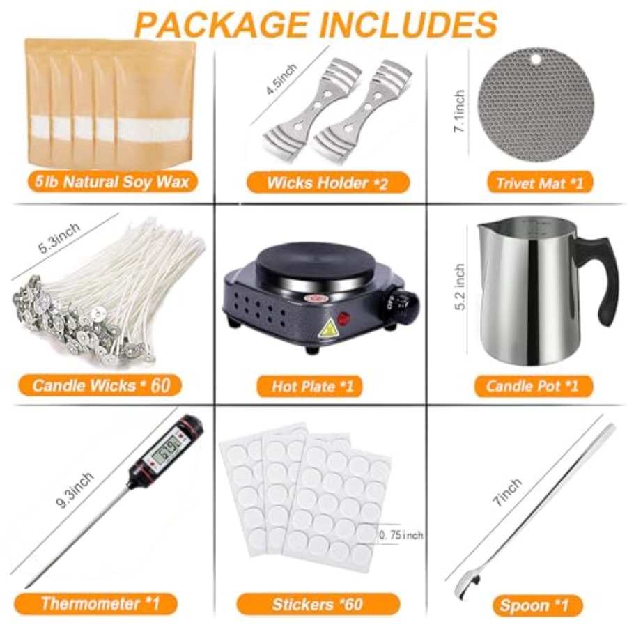 Candle Making Kit with for Adu – обзор и цена Candle Making Wax Melter