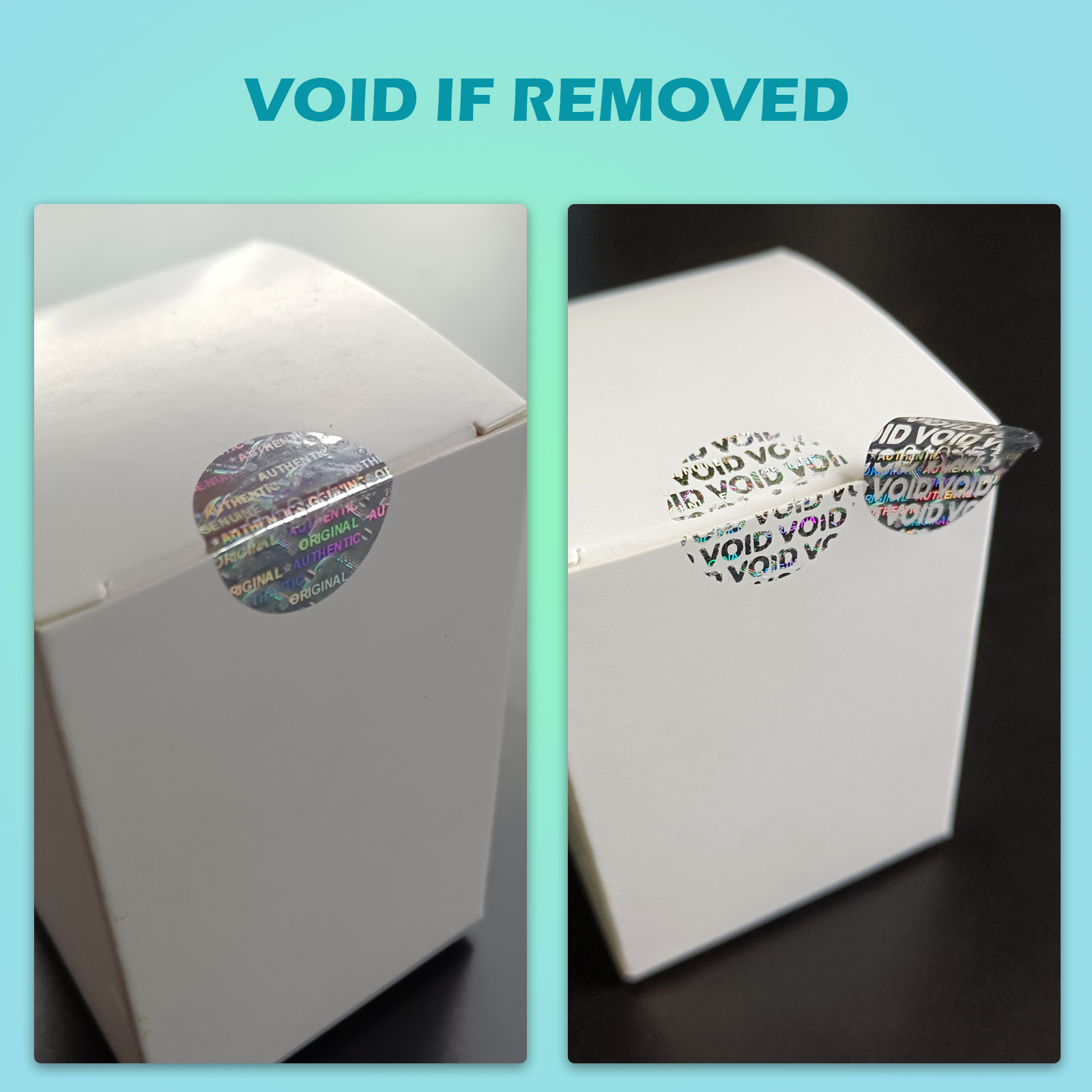 Silver Circular holographic st – обзор и цена Candle Warning Label