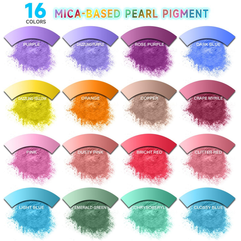 16Color Mica Powder Set，Per Pa – обзор и цена Candle Dye Chip