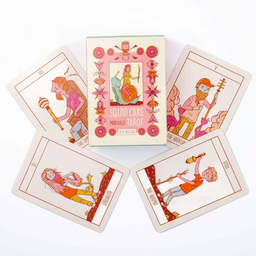 Squid Cake Tarot 78-Card Deck  – обзор и цена Candle X