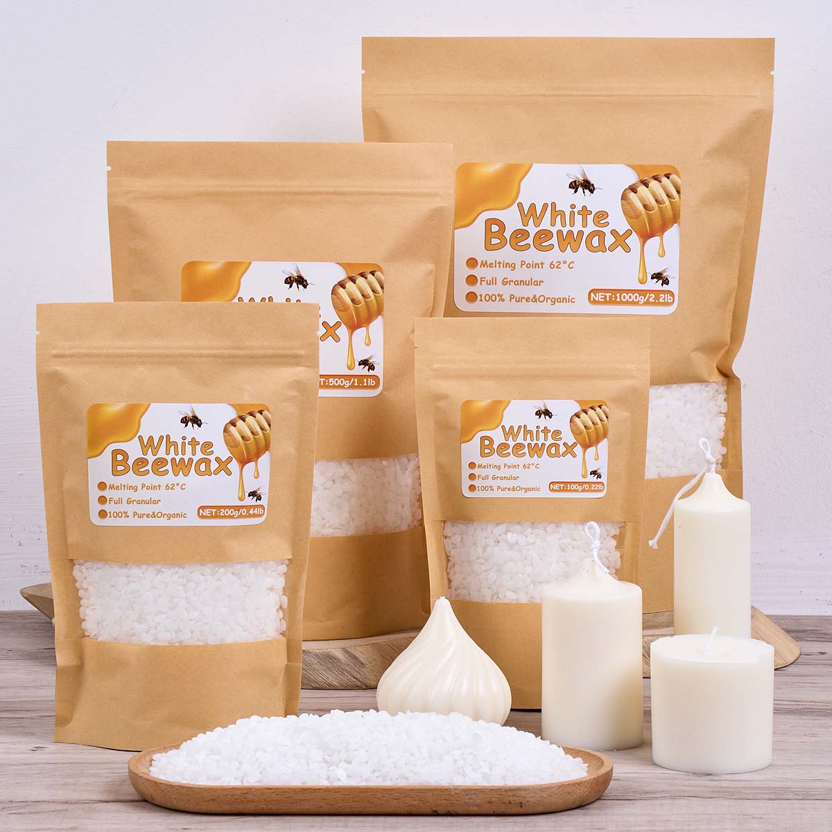 White Beeswax Pure Natural Gra – обзор и цена Candle Making Supplies Wholesale